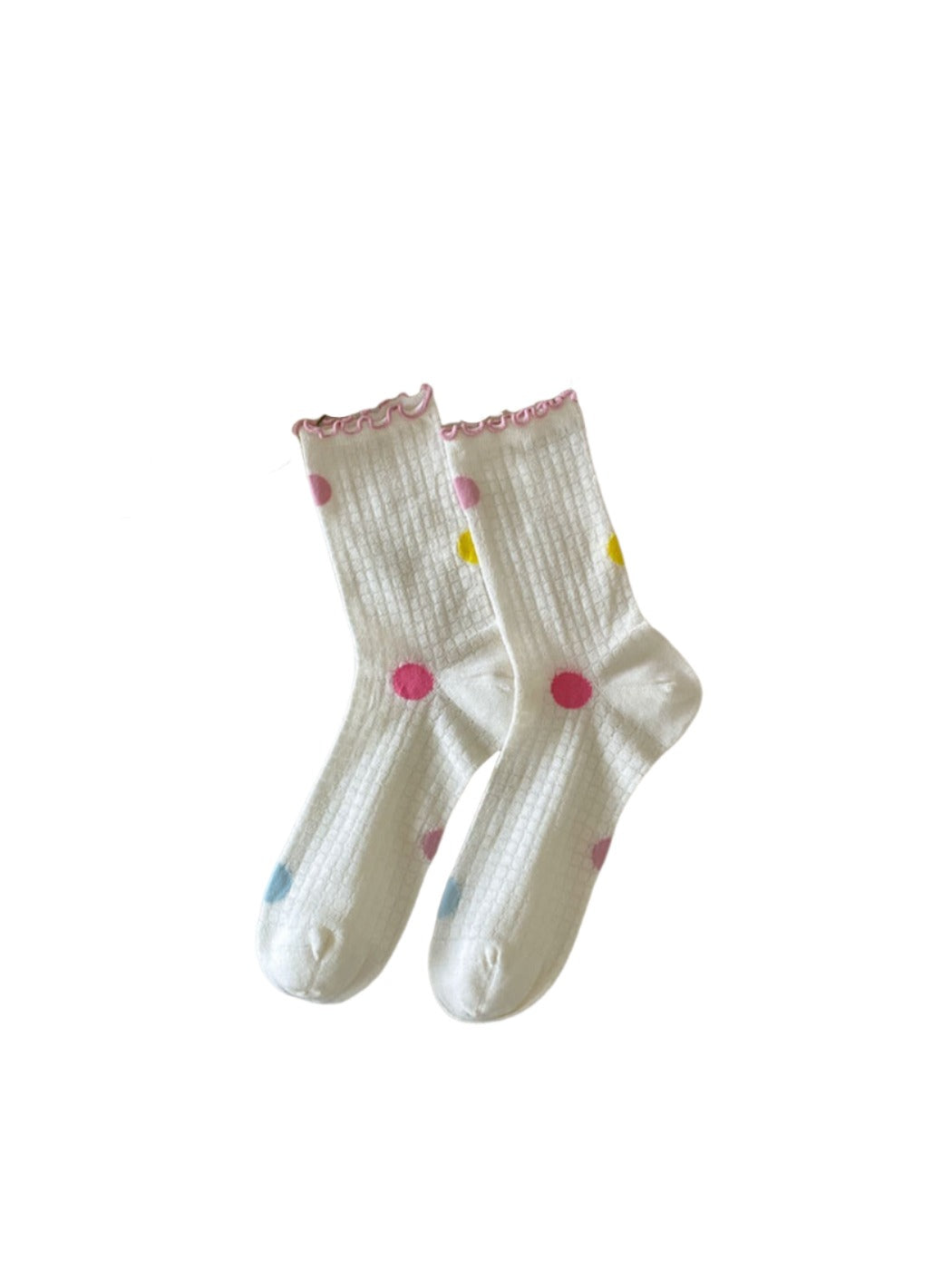 Rufia - Colorful Mesh Crew Socks - Breezy &amp; Fun