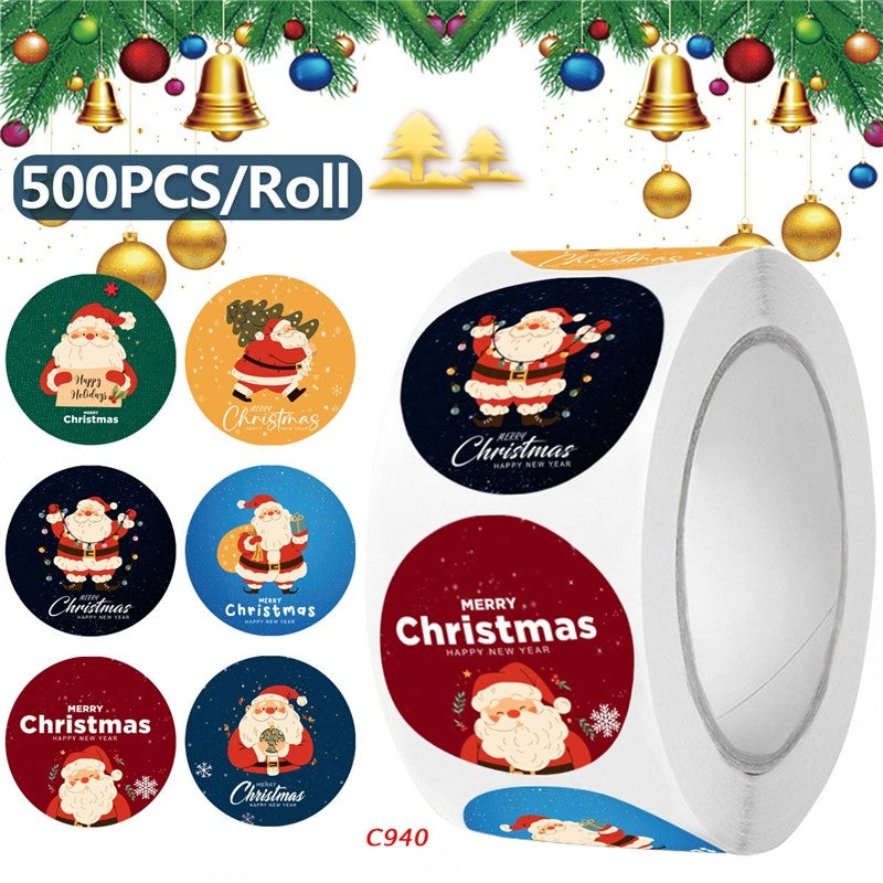 Cartoon Animal Sticker Labels DIY Holiday Decoration