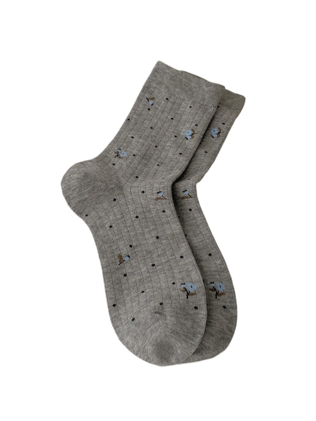 Rufia - Retro Floral Mid-calf Socks