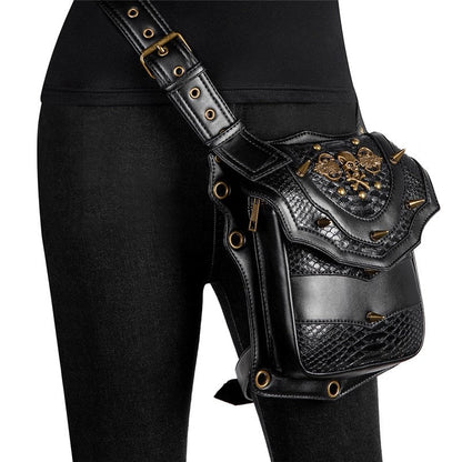 Retro Punk Casual Crossbody Waist Bag