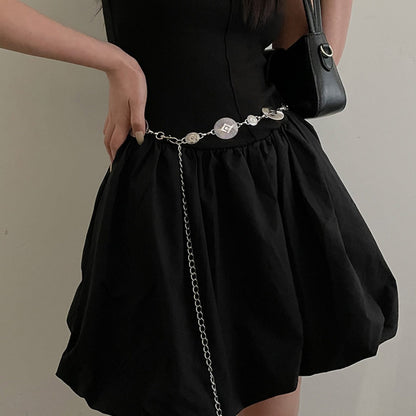 Beco - Simple Oval Waist Chain Belt - Boho &amp; Chic