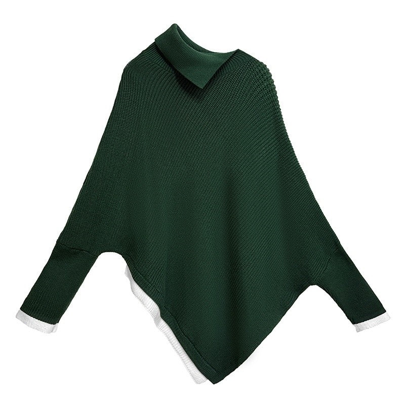 Irregular Batwing Sleeve Sweater