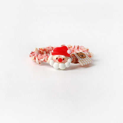 Sweet Santa Claus Christmas Elastic Hair Tie
