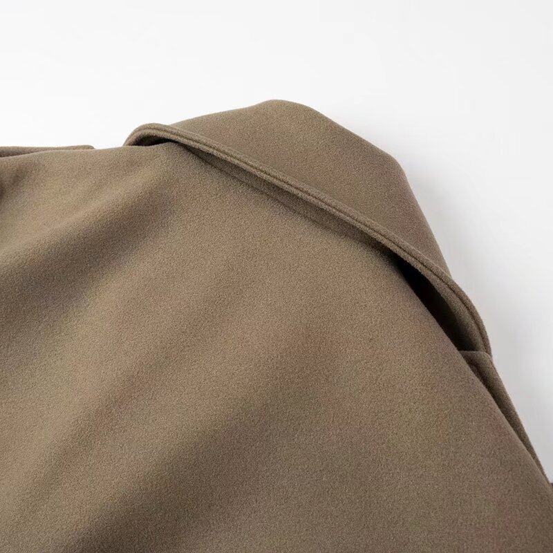 Short Belted Wool Coat