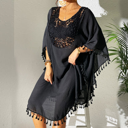 Crosa - Beach Cover-Up with Tassels for Swimwear and Bikini