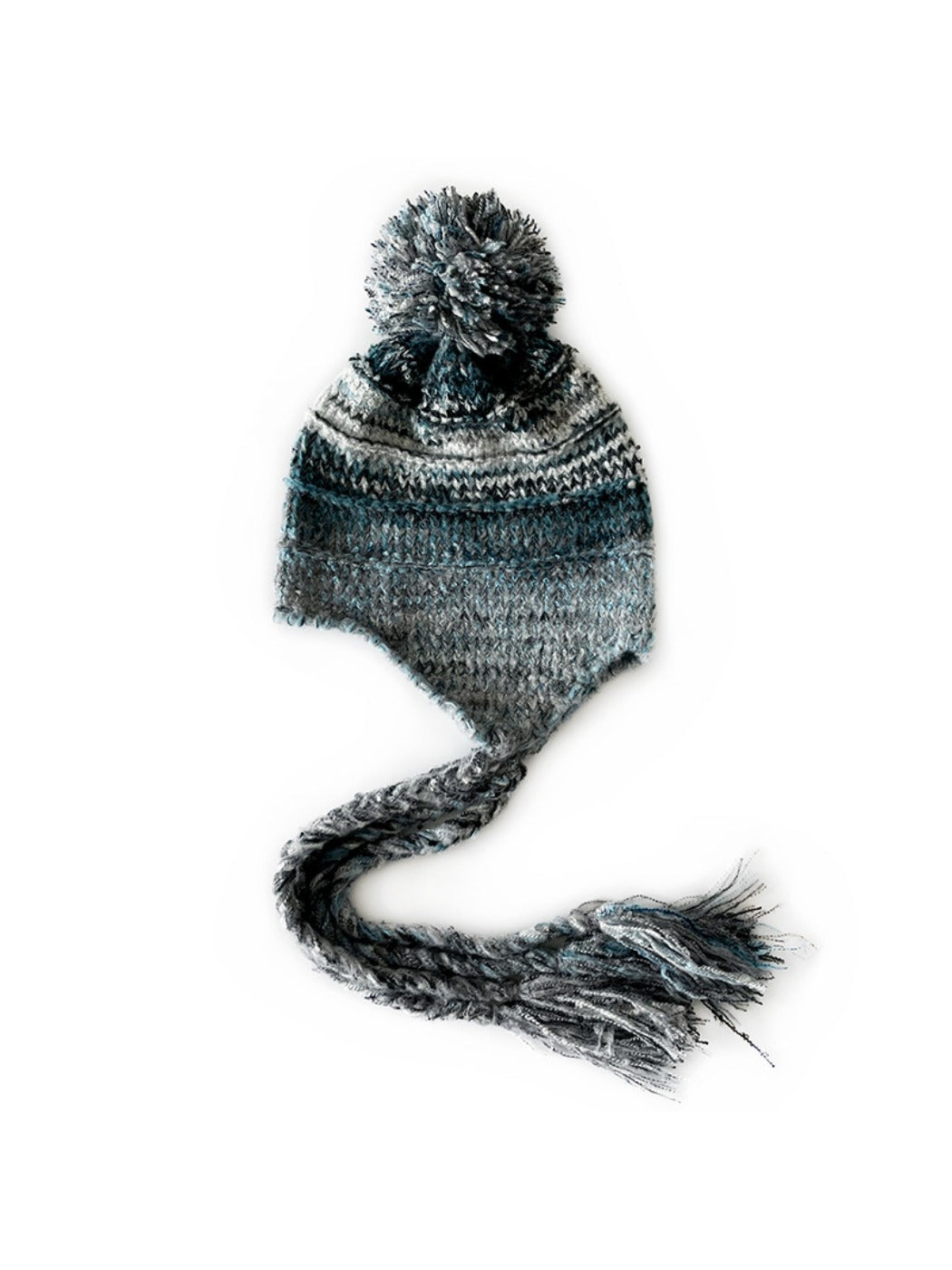 Haila - Women’s Colorblock Knit Earflap Beanie