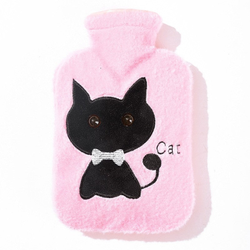 Cartoon Printed Flannelette Infusing Water Hot Water Bag