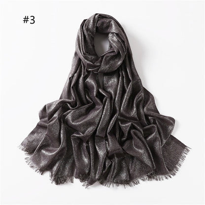 Lightweight Breathable Solid Color Scarf