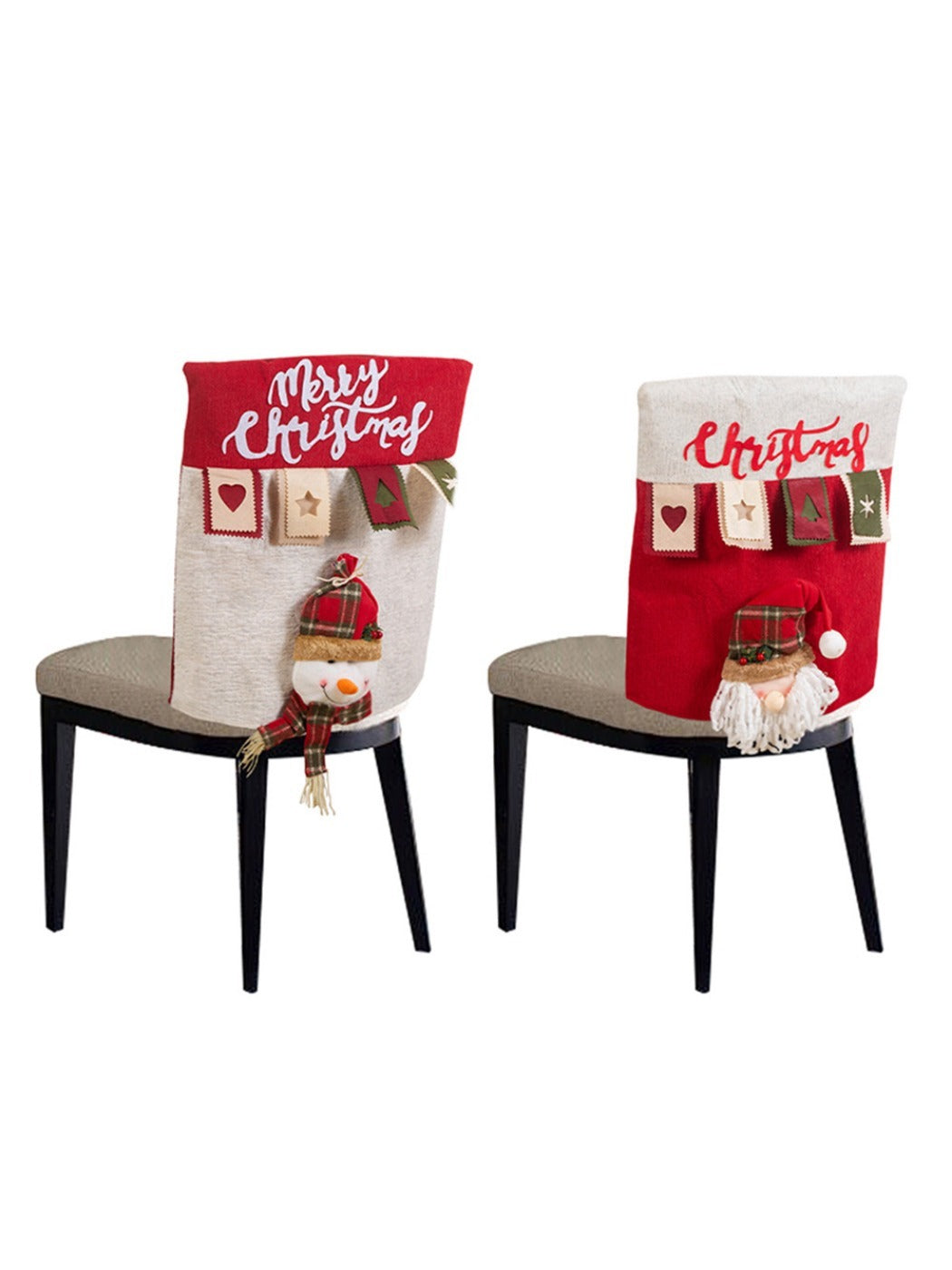Xris - Festive Christmas Decoration Chair Covers - Classic Character