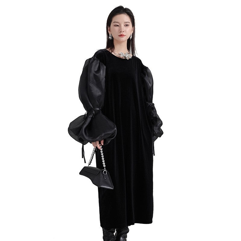 Puffed Sleeve Dress