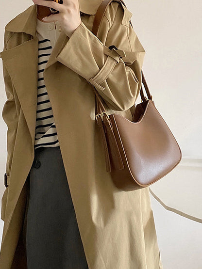 Casual Solid Color PU Bags Accessories