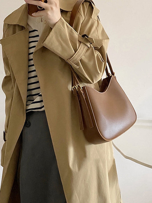 Casual Solid Color PU Bags Accessories