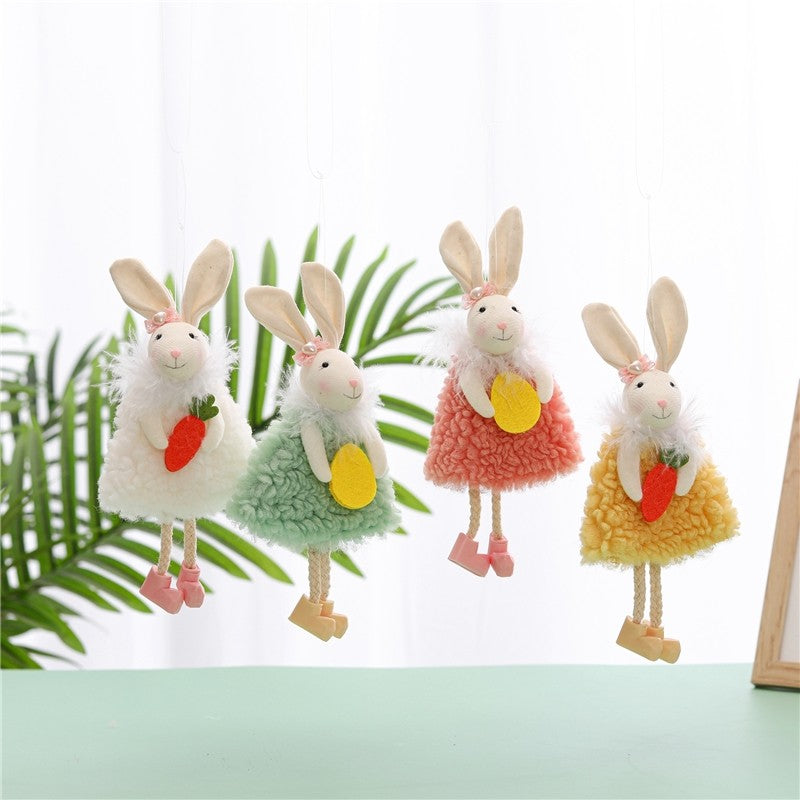 Easter Bunny Holding Carrot