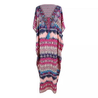 Plus Size Beach Wear Swimwear Bathing Suit Cover Ups Tunics Coverups For Women Beach Dress Long Cover Up