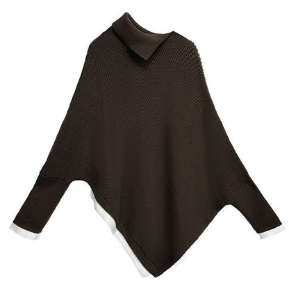 Irregular Batwing Sleeve Sweater