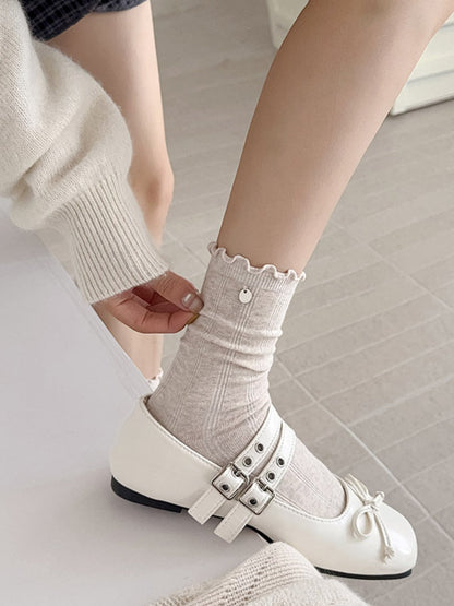 Rufia - Disc Decor Women's Mid-Calf Capsule Socks