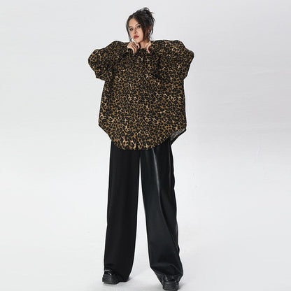 Retro Leopard Print Shirt