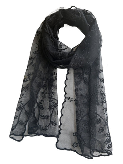 Scarvii - Elegant Lightweight Lace Scarf for Women