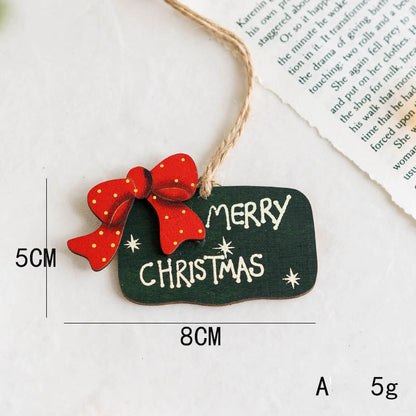 Cute Merry Christmas Tree Wall Hanging