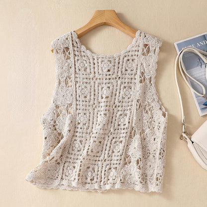 Crosa - Crochet Vintage Bohemian Vest