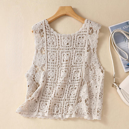 Crosa - Crochet Vintage Bohemian Vest