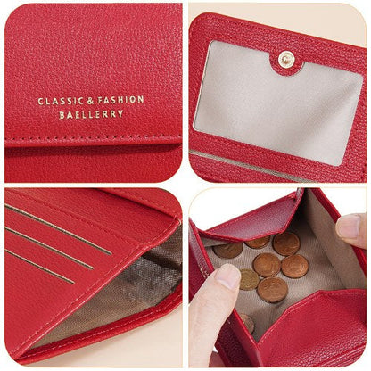 Mini Solid Color Card Cases Wallets