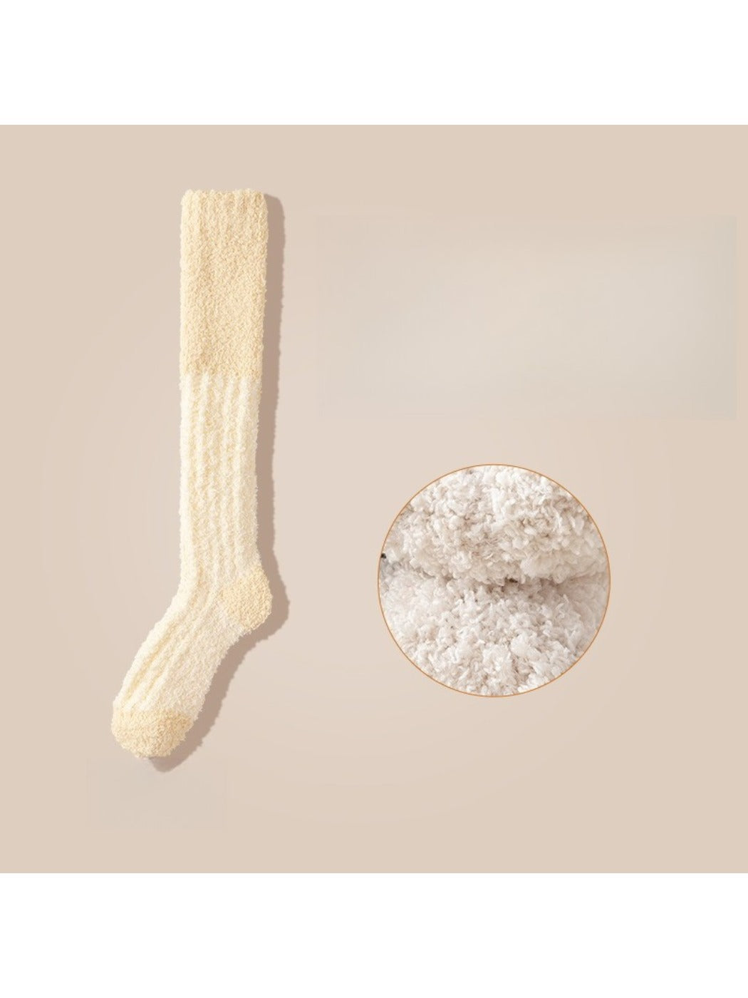 Rufia - Cozy Coral Fleece Thermal Sleeping Socks