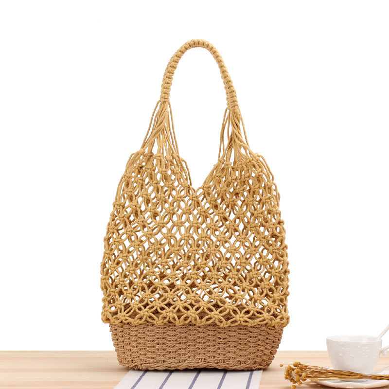 Crochet Market Bag Casual Woven Bag