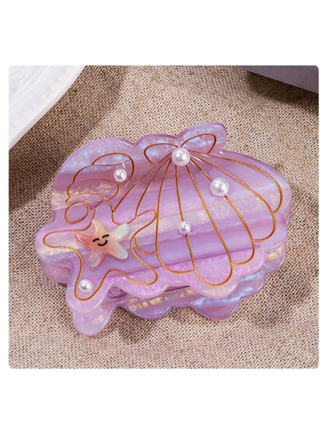Clio - Ocean Seashell-Shaped Hair Clips