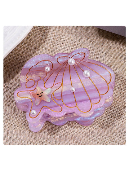 Clio - Ocean Seashell-Shaped Hair Clips