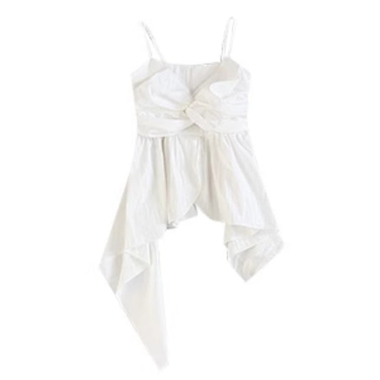 Vesty - Cross-design Tank With Adjustable Straps - Stylish &amp; Hot
