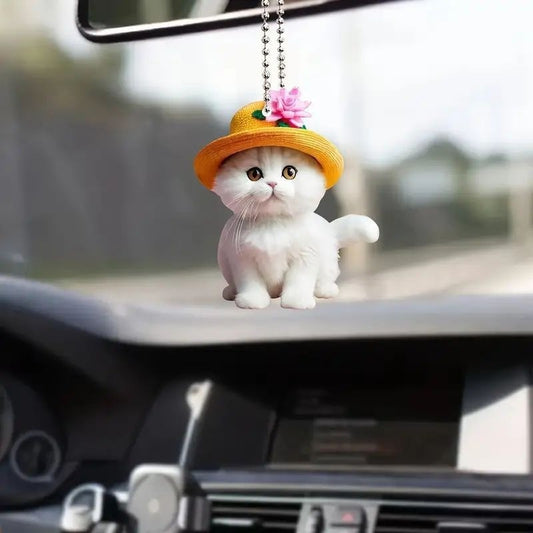 Creative Acrylic Cat Pendant
