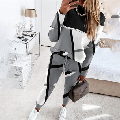 Printed Stretch Flared Leggings