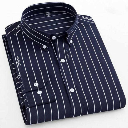 Saint Morris Long Sleeve Striped Shirt