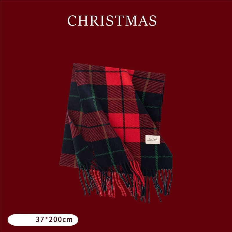 Warm Classic Christmas Festival Winter Shawl Scarves