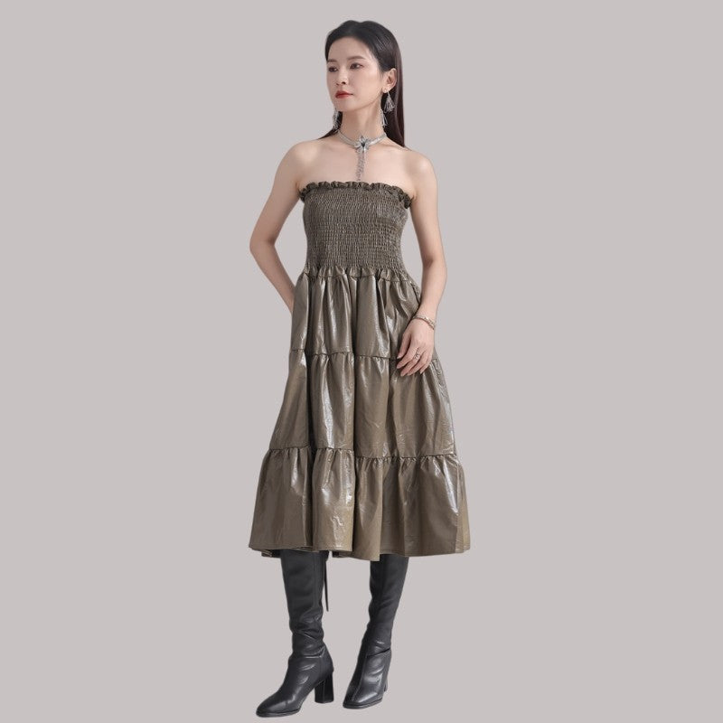 Strapless Panel Dress