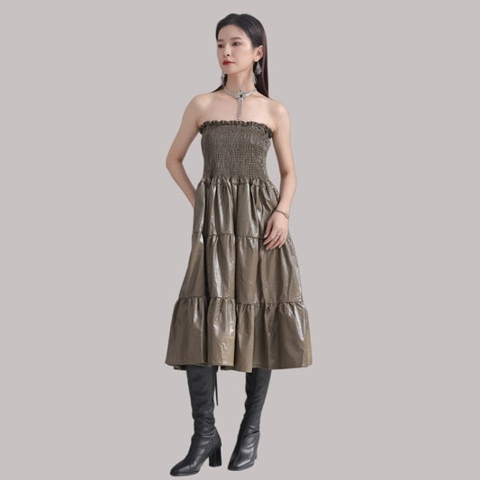 Strapless Panel Dress