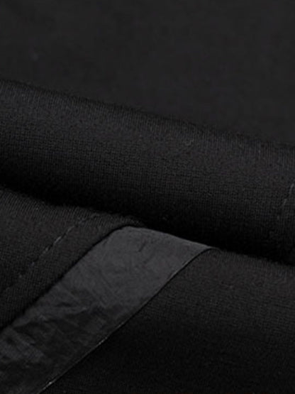 Harem Pants Ninth Pants Solid Color Split-Joint Casual Pants Bottoms Ninth Pants