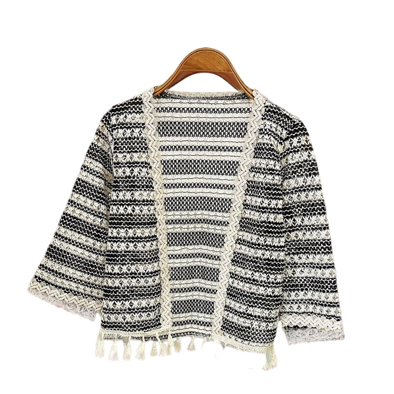 Crosa - Boho Knit Cardigan Cover-Up – Stylish &amp; Cozy