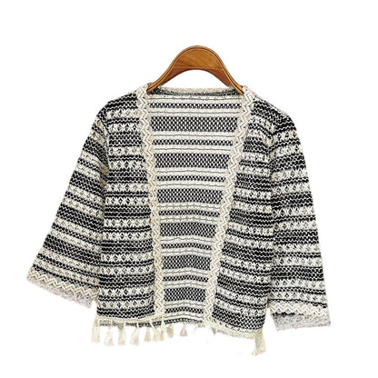 Crosa - Boho Knit Cardigan Cover-Up – Stylish &amp; Cozy