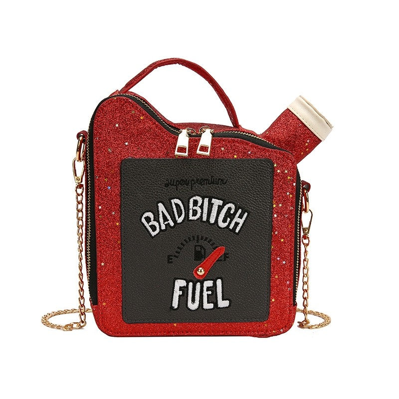 Shining Sequin Letters Crossbody Bag