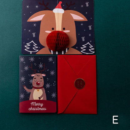 Merry Christmas Pop Up Gifts Greeting Card