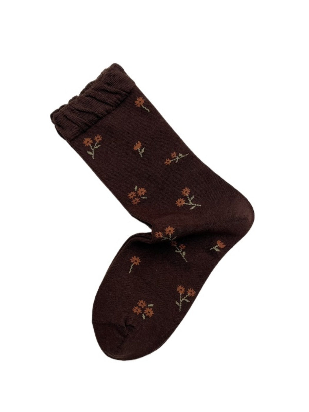 Rufia - Cute Floral Winter Sweet Socks - Soft &amp; Warm