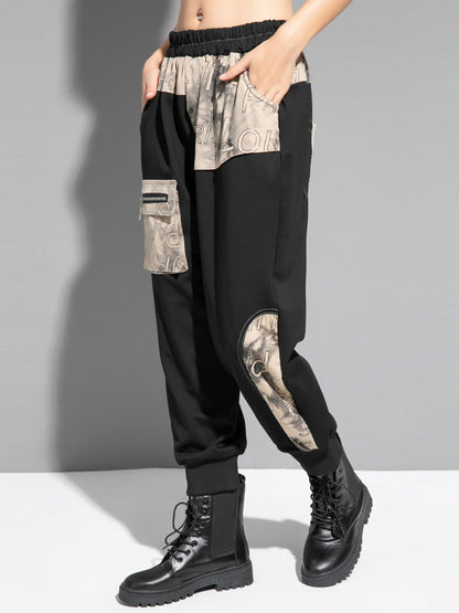 Fashion Loose Split-Joint Harem Pants