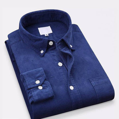 North Royal Long Sleeve Corduroy Pocket Shirt