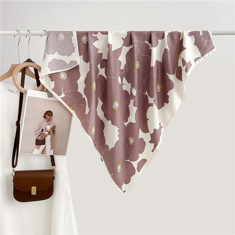 Fashion Print Square Scarf