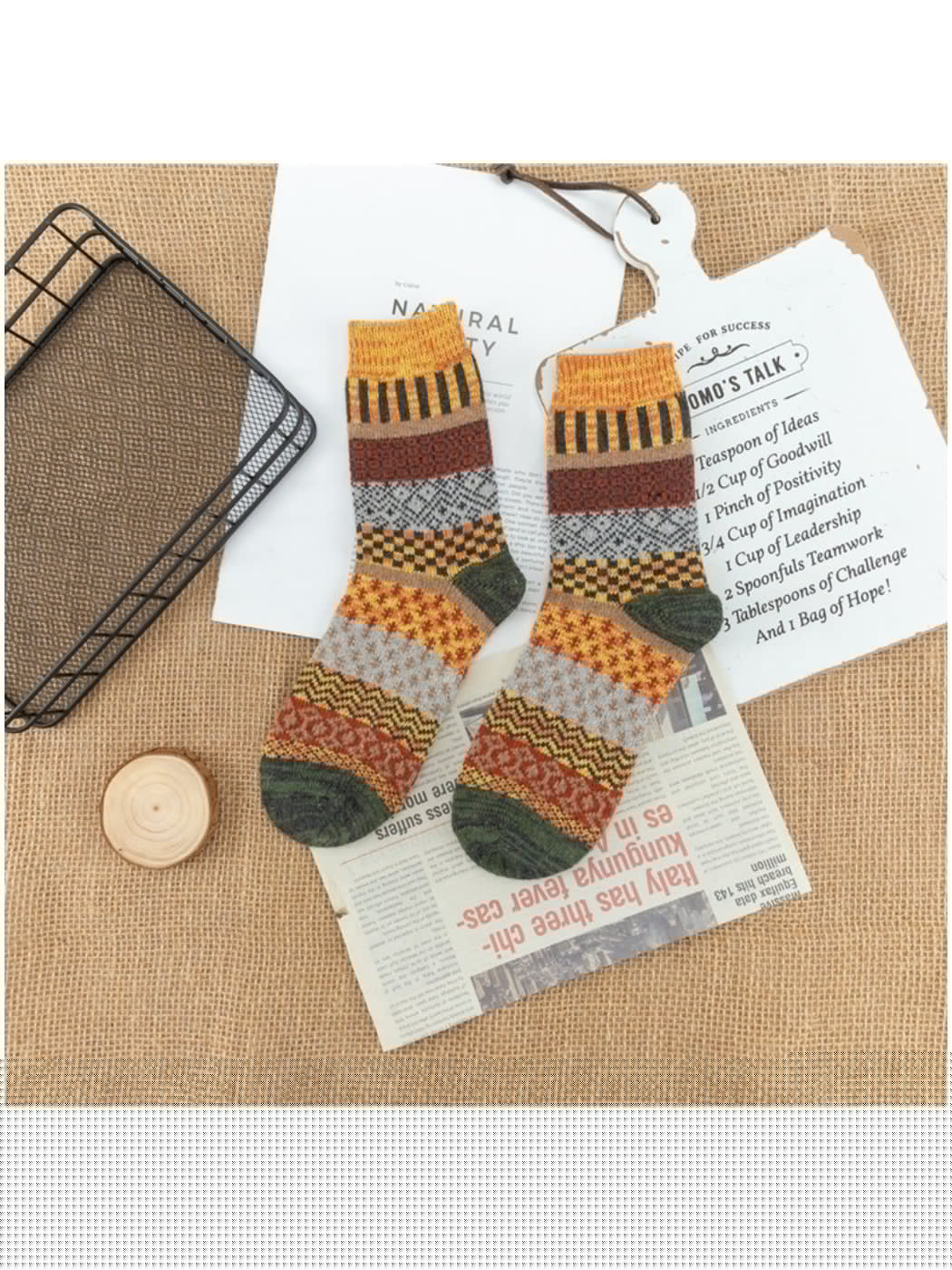 Rufia - Thick Mid-calf Socks for Winter