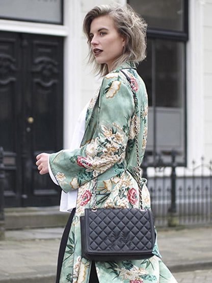 Fashion Floral Printed Cover-Up Outwear