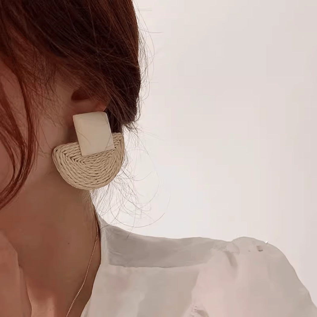 Earwish - Boho Woven Earrings – Unique &amp; Natural