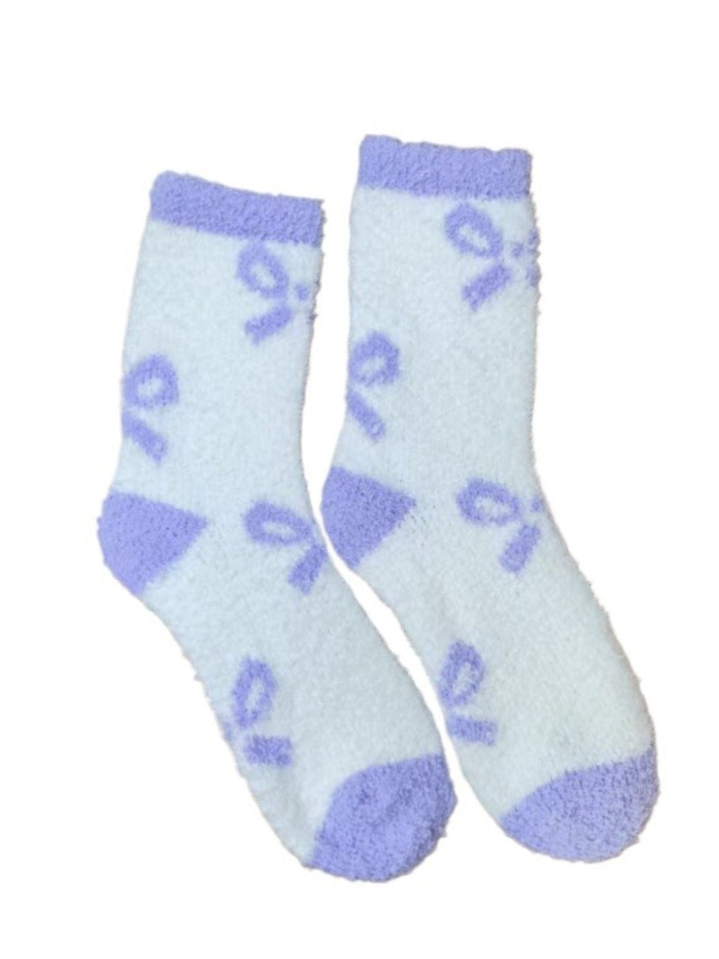 Rufia - Cute Thickened Mid-calf Socks with Bow Patterns